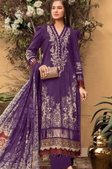 MARIA B LUXURY LAWN D No-080 by HAZZEL